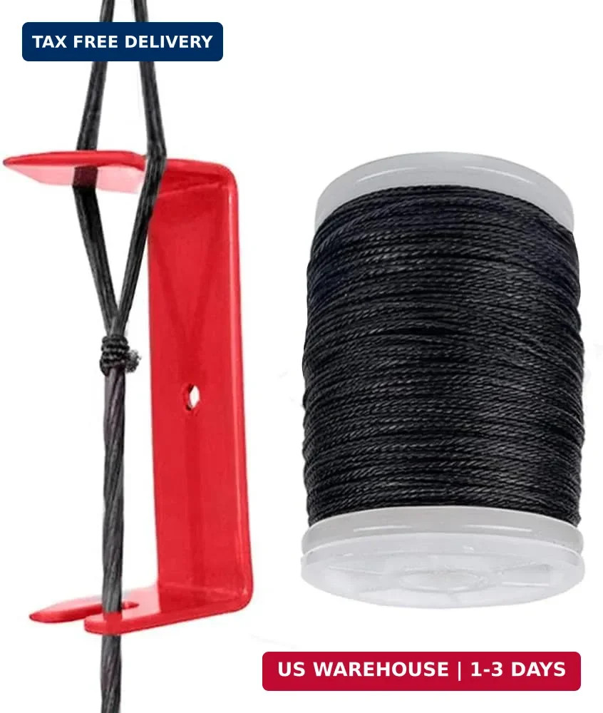 Archery Bow String Separator Tool and Bowstring Serving Thread 131 yard/120m Dur