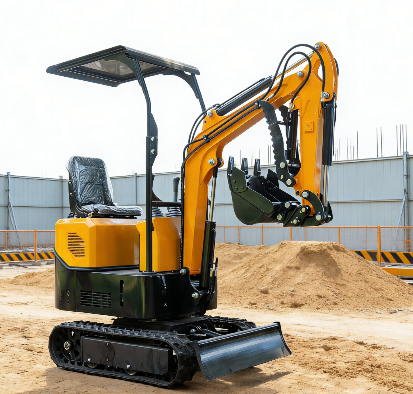 CA/NJ Pick Up 1.2ton Hydraulic Mini Excavator B&S EPA 13.5HP Crawler Digger