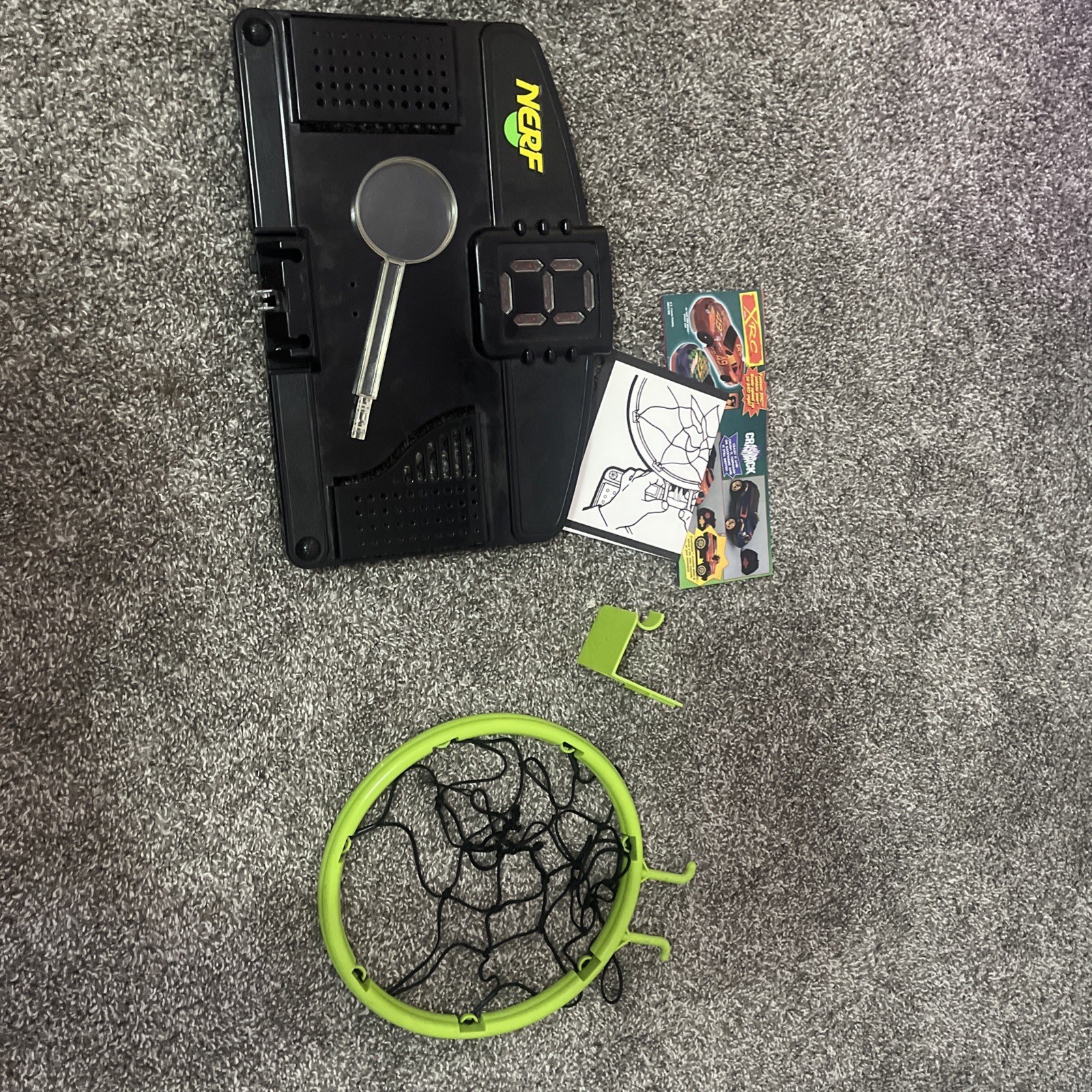 1997 Kenner Nerf Sports Electronic Shot Clock Basketball Kenner ReadDescription