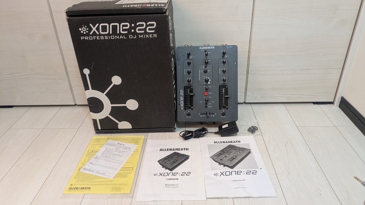 Allen & Heath XONE:22 2-Channel Professional DJ Mixer Tested Working w/ Box