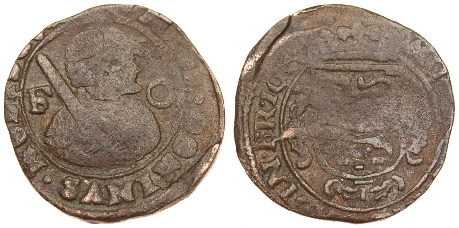 Province of Friesland (Dutch Republic) - 1 Oord ND (1618-1620)