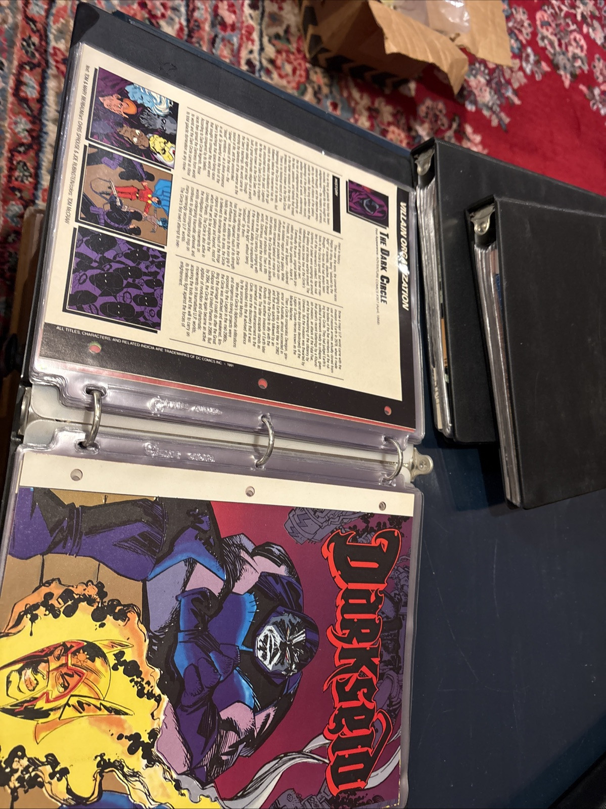 Comic Book Bio Binder