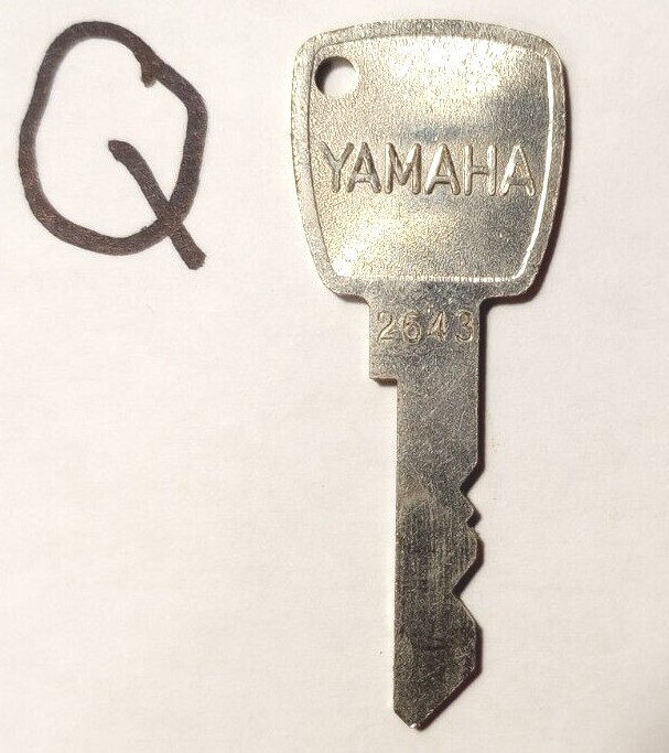 Yamaha NOS Keys 2643 2650 2676 2679 2682 5107 5202 5101 5205 5207 5511 5521 (Q)