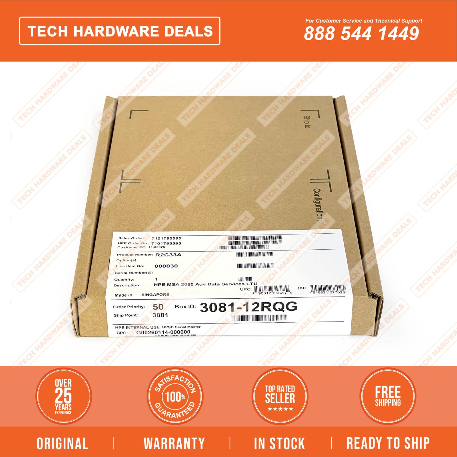 R2C33AAE RETAIL BOX HPE MSA Advanced Data Services LTU