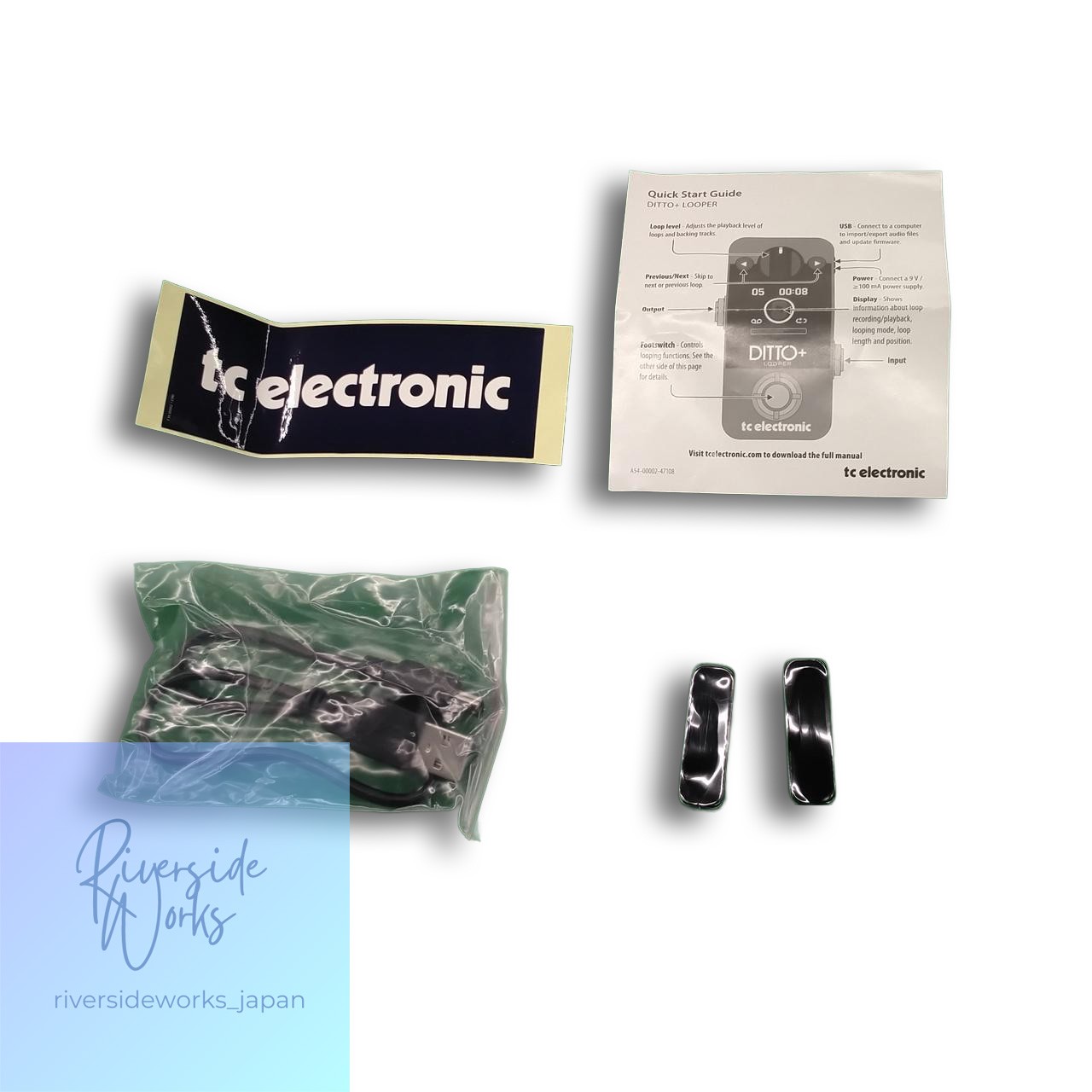 TC ELECTRONIC DITTO+ LOOPER Effects Pedal for Guitarists JP