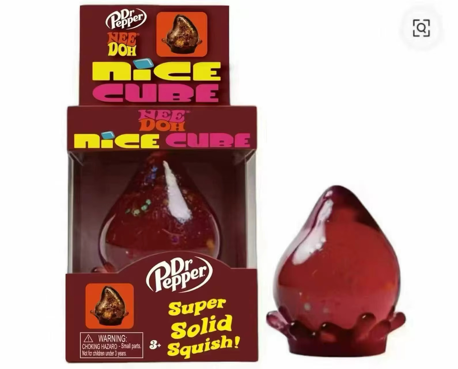 Needoh Red Soda Dream Drop Nee Doh Squish Squeeze Fidget Toy - New in Box