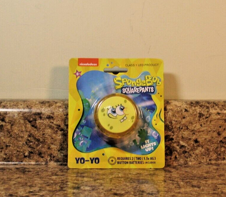 Nickelodeon SpongeBob SquarePants Light Up YO-YO New