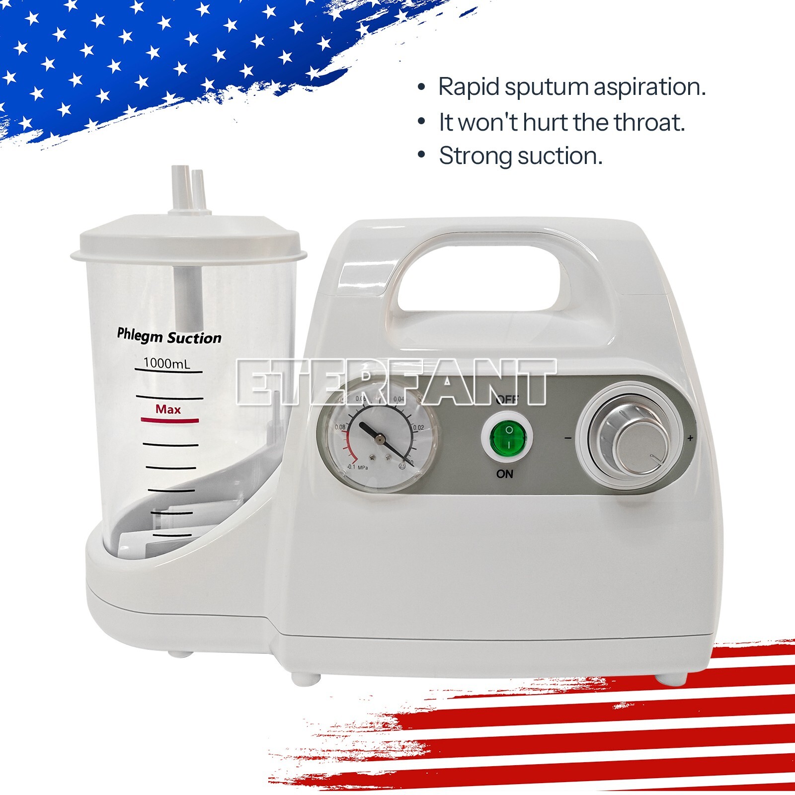 Dental Portable Suction Machine Oral Emergency Vacuum Phlegm Suction Unit