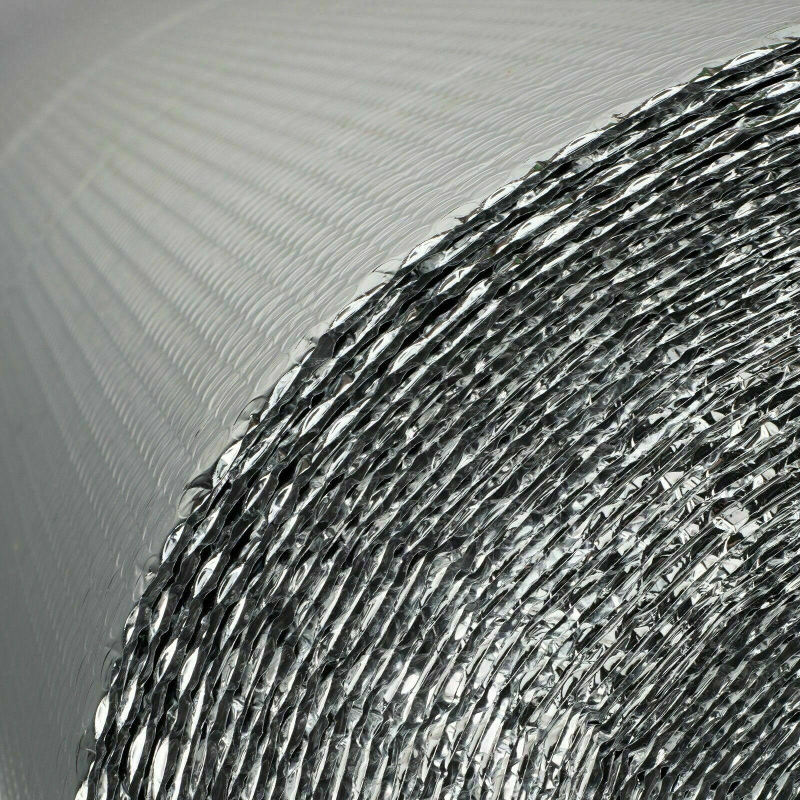 Reflective Foil Insulation Bubble Roll Reflectix Heavy Duty Double Sided 4x4