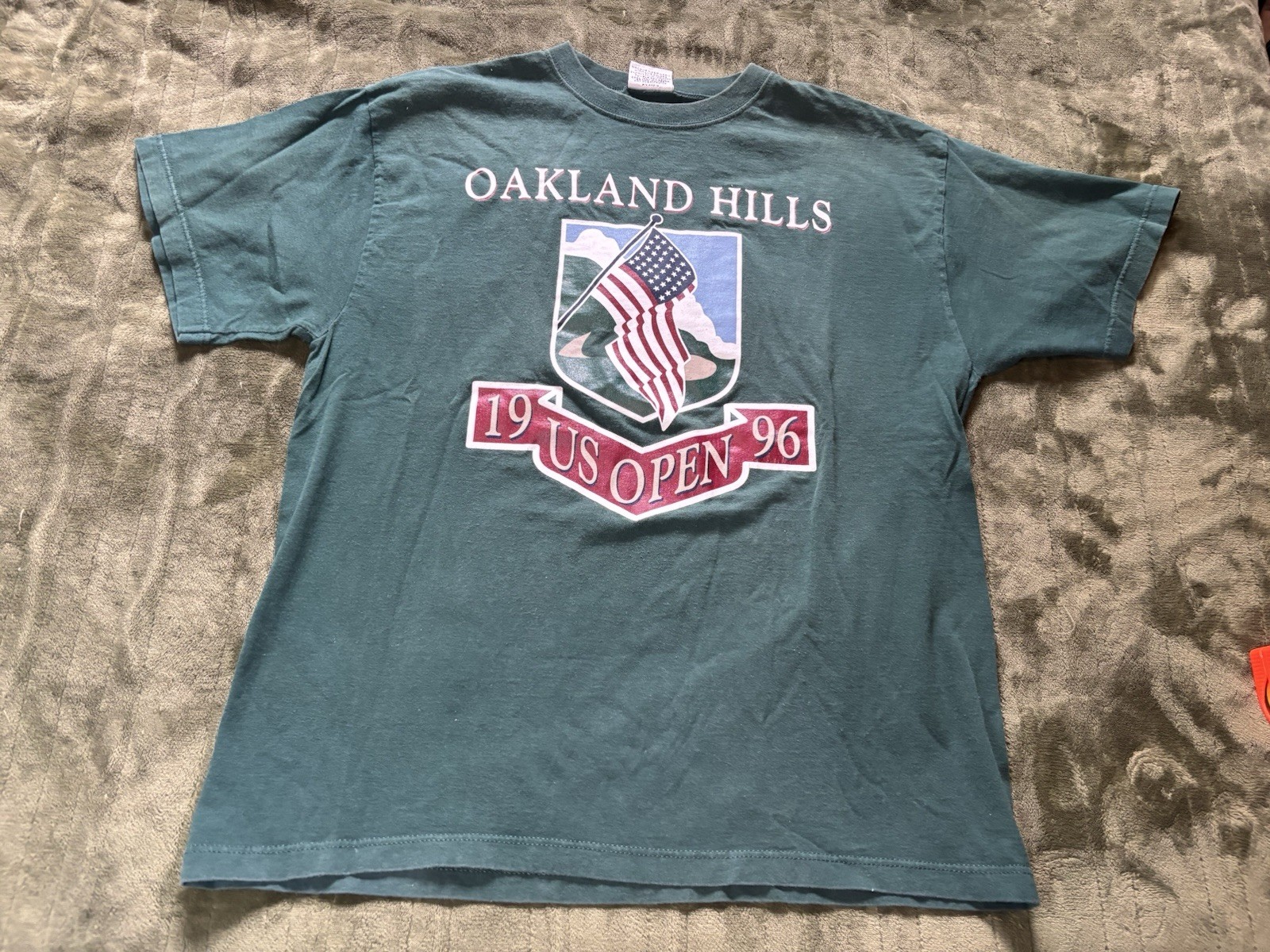 Vintage US Open Golf Shirt Mens XL Oakland Hills 1996 T-Shirt Tee Gear Sports