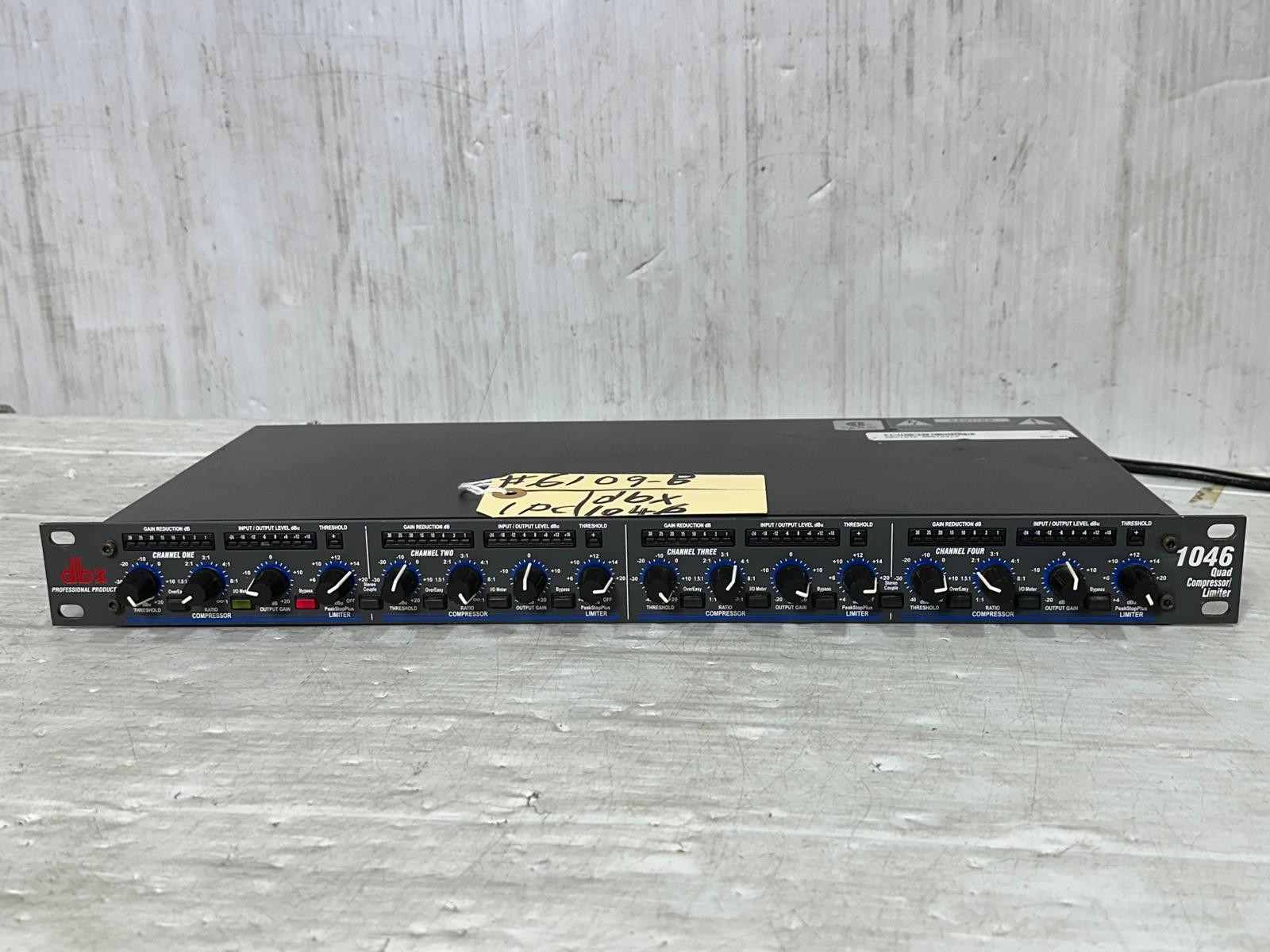 DBX 1066 2-Channel Compressor/Limiter/Gate #6109 (One) THS