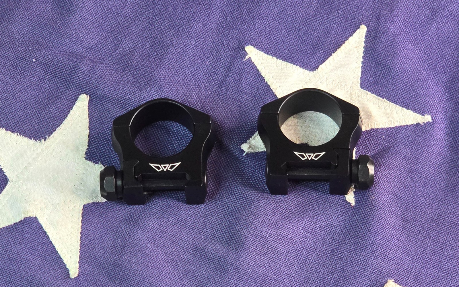Warne Mountain Tech 1 inch, Low Matte Rings 7200M