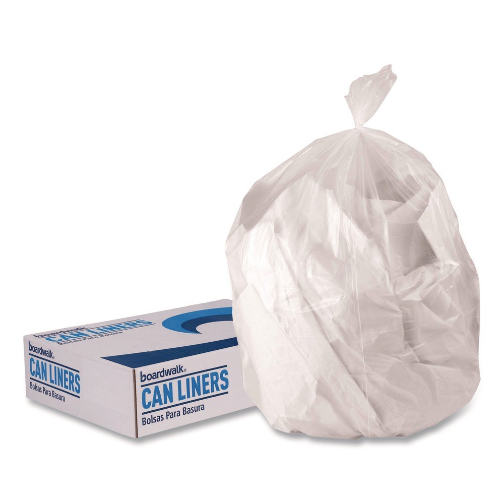 Boardwalk 243205CL 24" x 32" Low-Density Waste Can Liners - Clear (500/CT) New