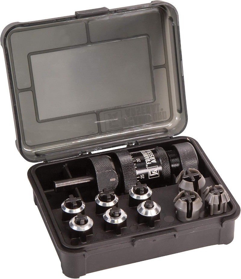 Case  Arsenal Precision Drill HSS Trimmer Construction Frankford with Universal