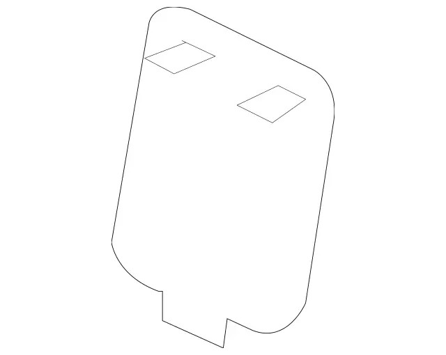 Genuine Mercedes-Benz Cover 216-885-01-22-9999