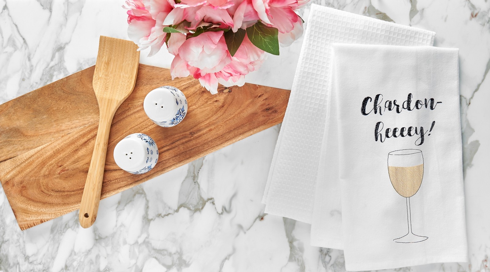 Chardon Heeey Flour Sack Cotton Kitchen Towel