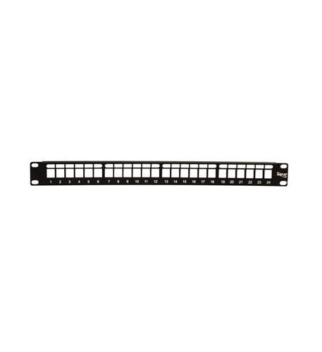 Icc IC107BP241 Patch Panel, Blank, Hd, 24-port, 1 Rms