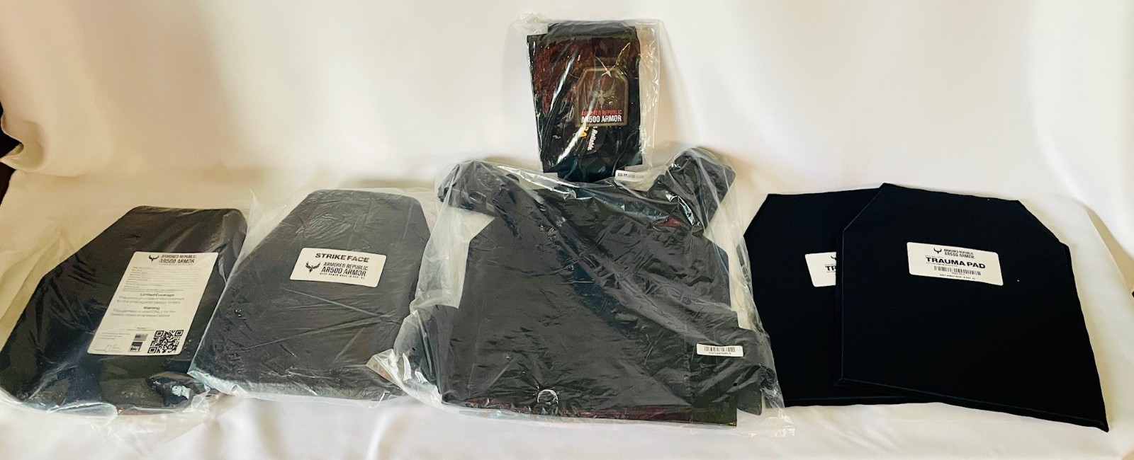 LOT- Armored Republic AR500 10x12 Level 3+ Armor Plate, Carrier, Pad, MORE- NEW!