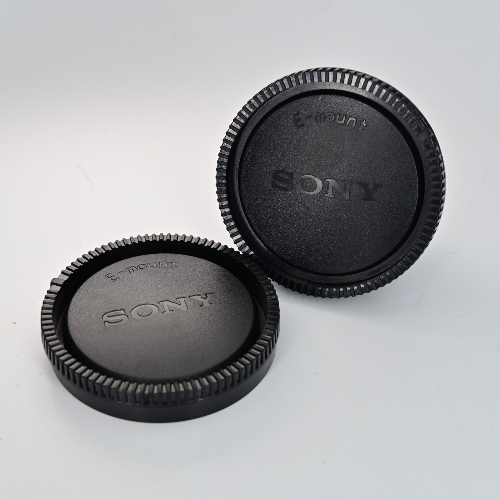 2pc Sony E-Mount Body Cap + Rear Lens Cap for Alpha NEX Mirrorless Cameras