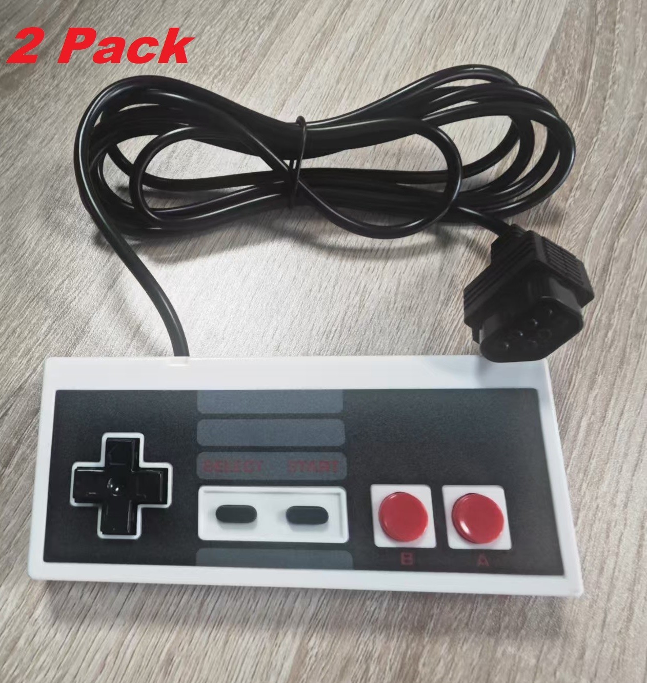 2 Pack Wired Controller For NES-004 Original Nintendo NES USA STOCK