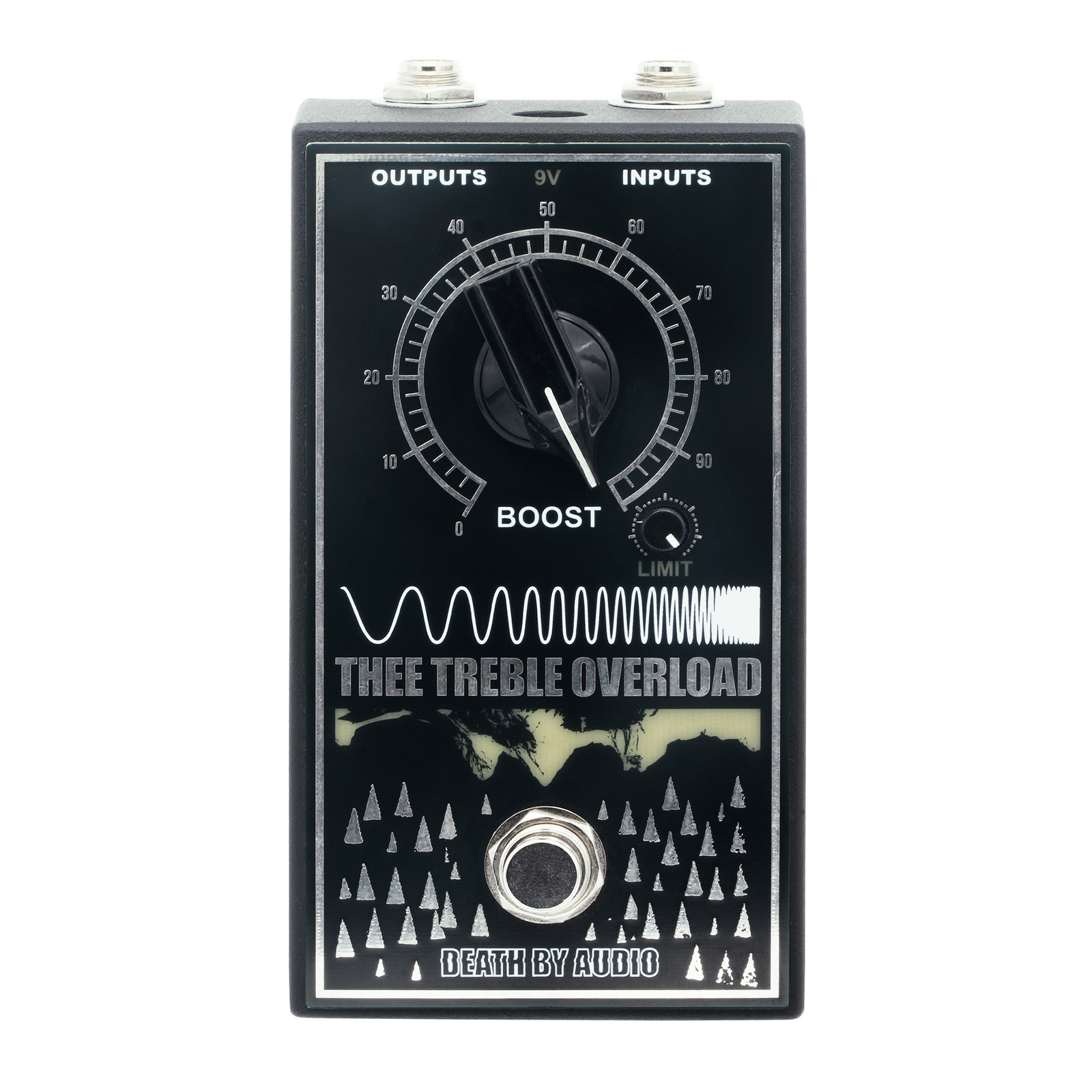 Death by Audio Thee Treble Overload Stereo Boost/Distortion Pedal