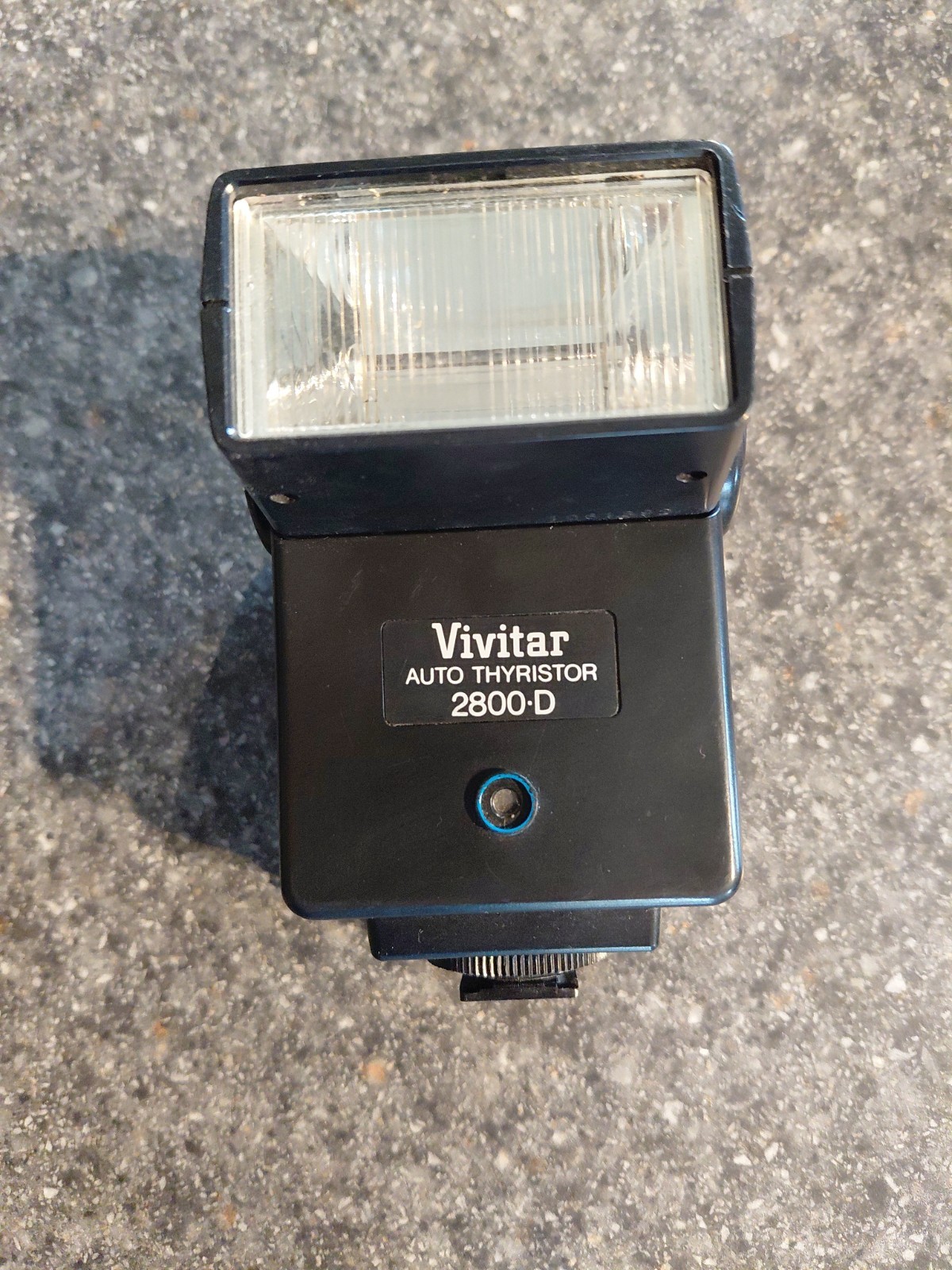 Vintage VIVITAR AUTO THYRISTOR Camera Mount Bounce Flash 2800-D