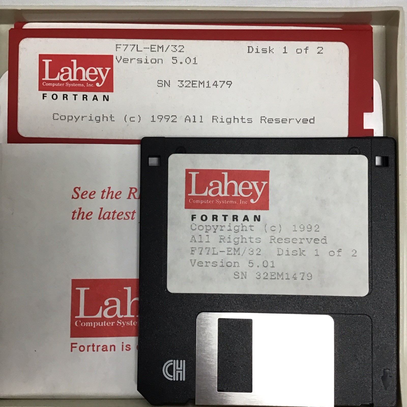F77L EM/32 Lahey Fortran Language Systems