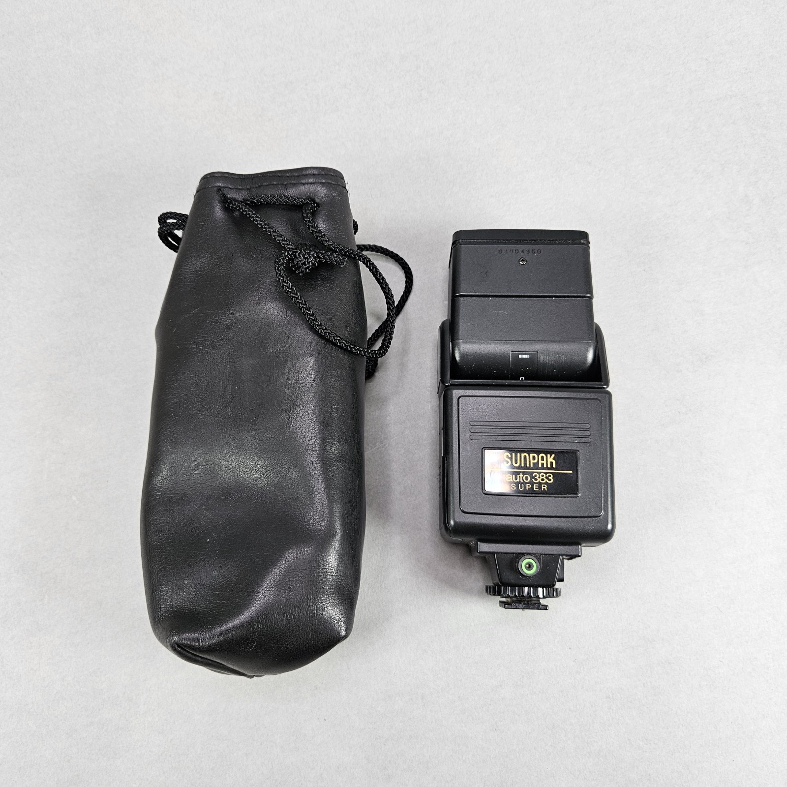 Sunpak Auto 383 Super Shoe Mount Flash Tested Works