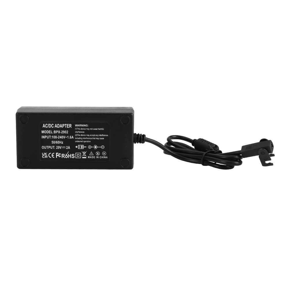 29V 2A Power Adapter Electric Recliner Transformer 2-Pin 58W Supply Black