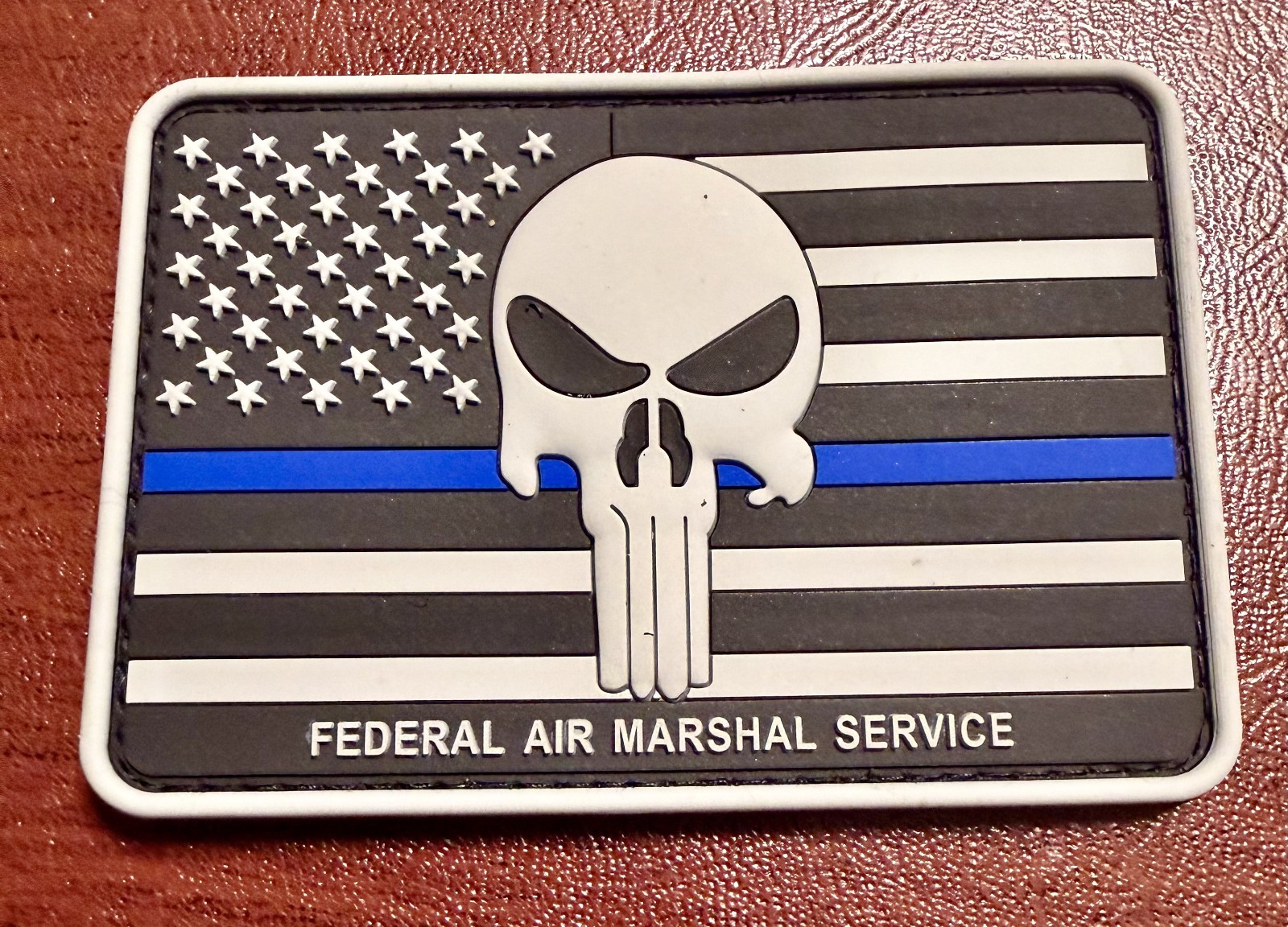 Federal Air Marshal Thin Blue Line Patch FAMS FAM