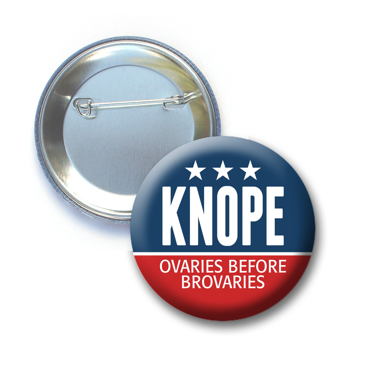 4-Pack KNOPE Buttons - funny halloween costume