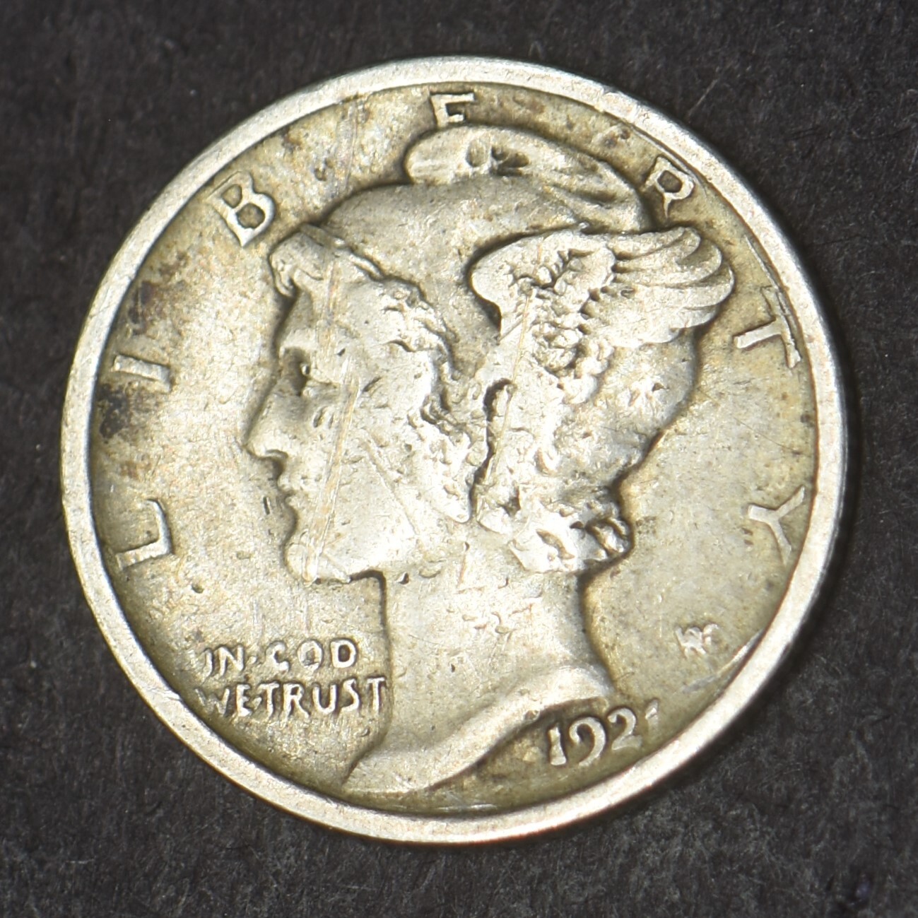 1921-P High Grade Mercury Silver Dime 10C - COINGIANTS -