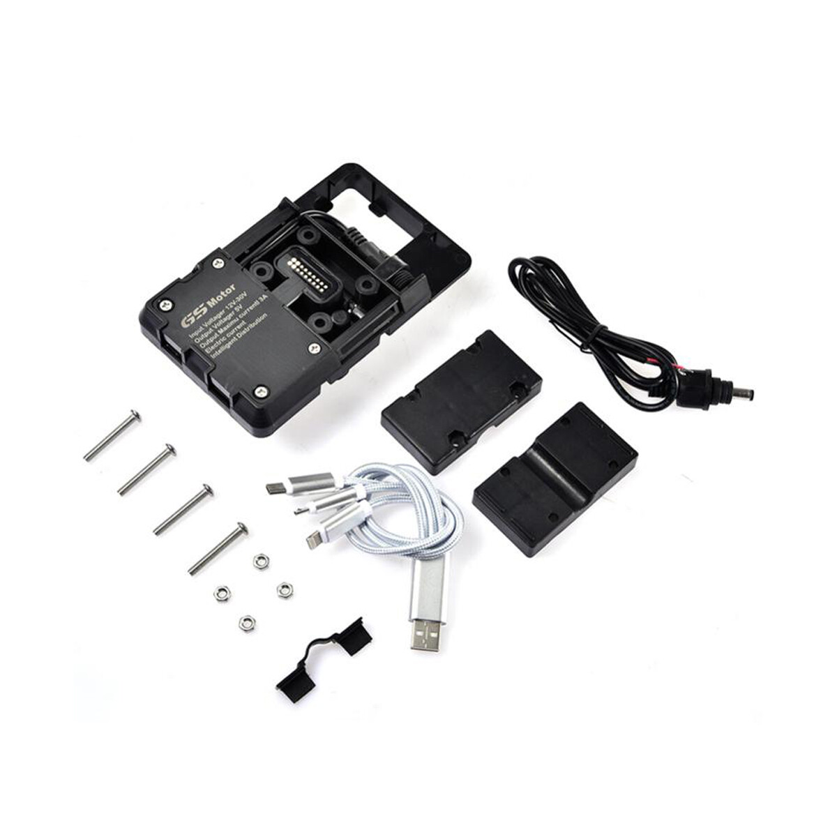 For BMW R1200GS F700 800GS CRF1000L Africa USB Charging Phone Navigation Bracket