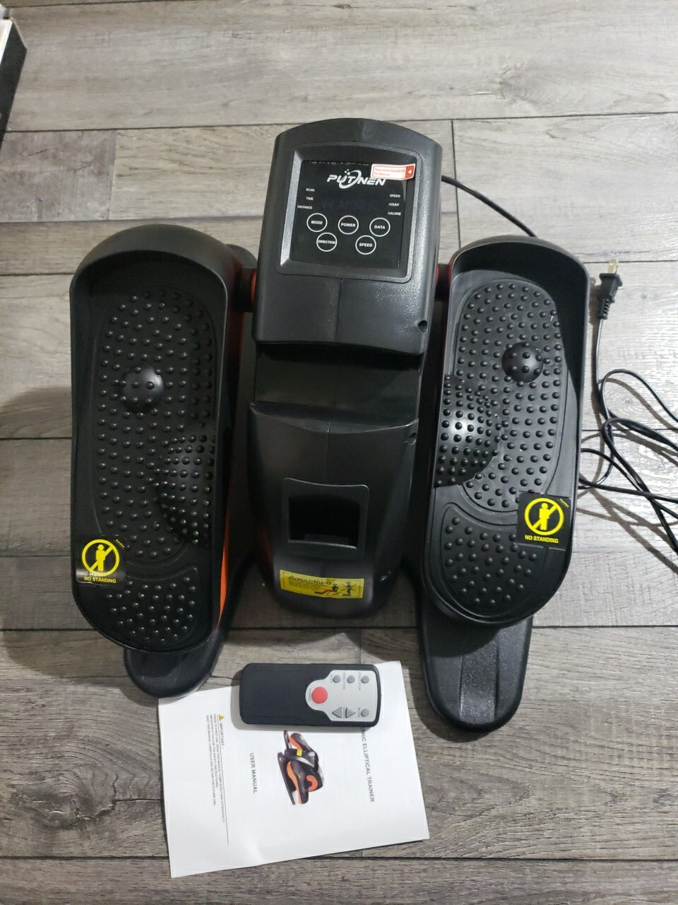 Under Desk SEATED Elliptical Machine, Electric Ellipse Leg Exerciser as Seen o..