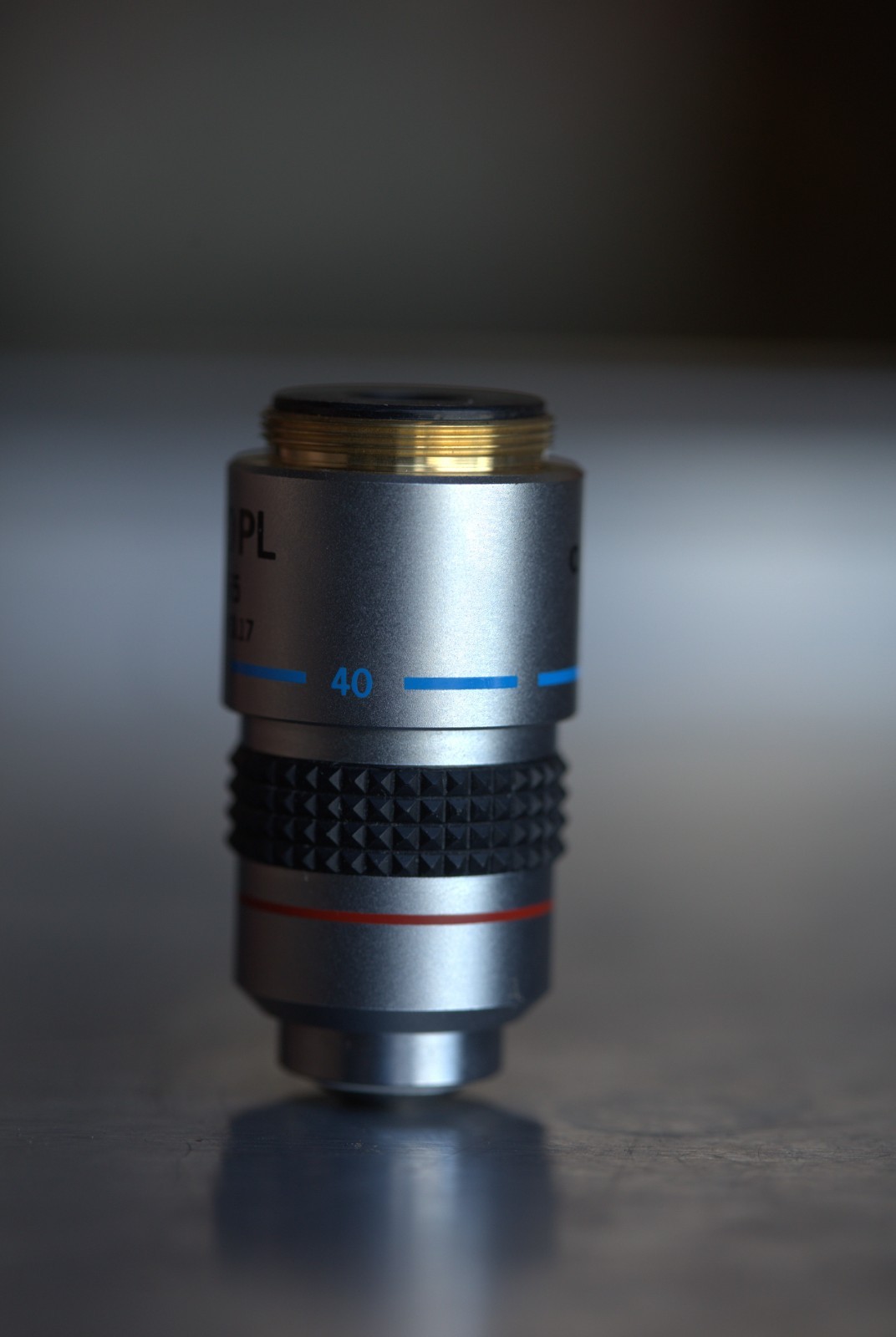 Olympus A40PL 40X 0.65 160/0.17 Microscope Objective Lens