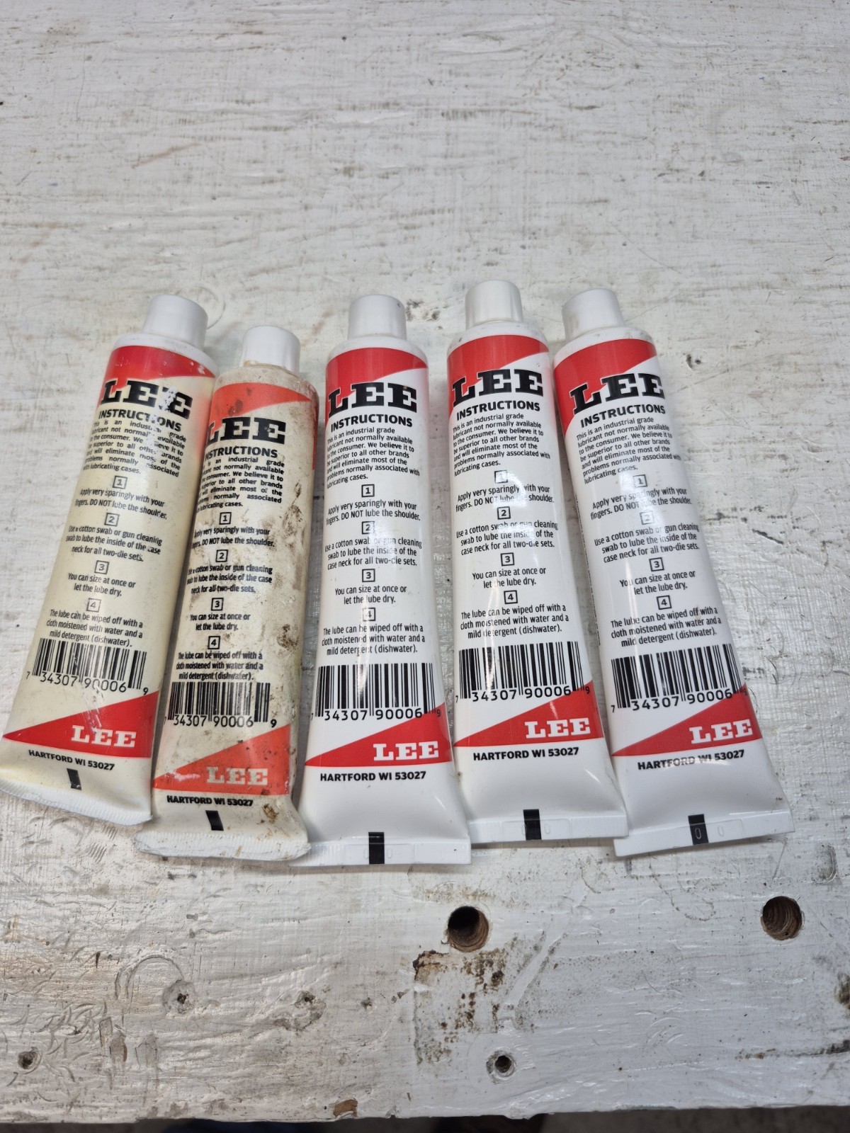 Lee Case Sizing Lube 4 New Unopened 1 Opened