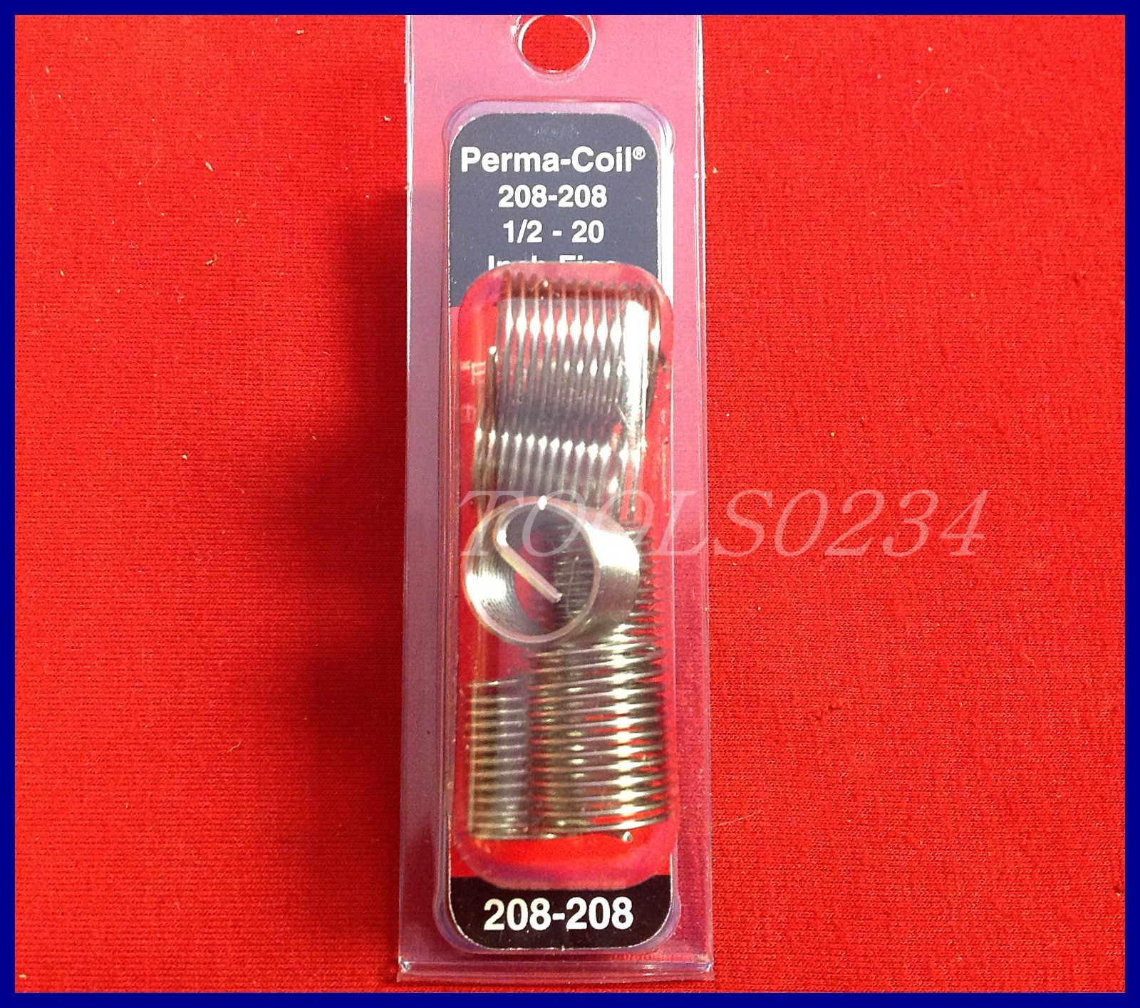 1/2-20 NF Thread Repair Inserts Perma Coil 208-208 Fits Heli Pack of 6 USA