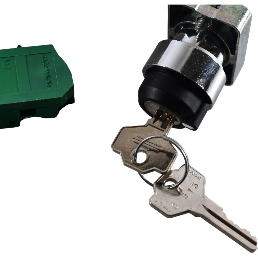 NEW Automation Direct GCX1430 22mm 2-Position Key Selector Switch Spring Return