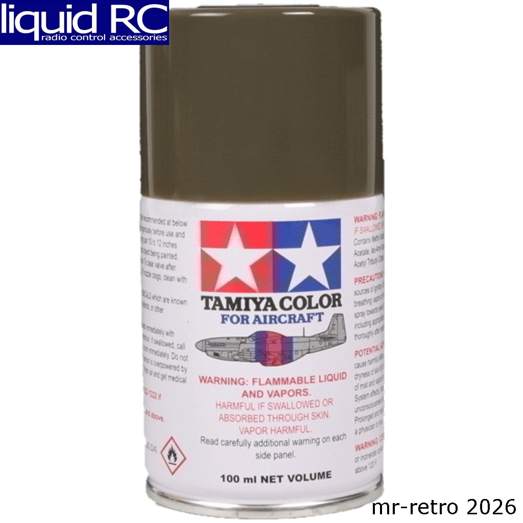 Tamiya USA TAM86506 Aircraft Spray AS-6 Olive Drab Acrylic