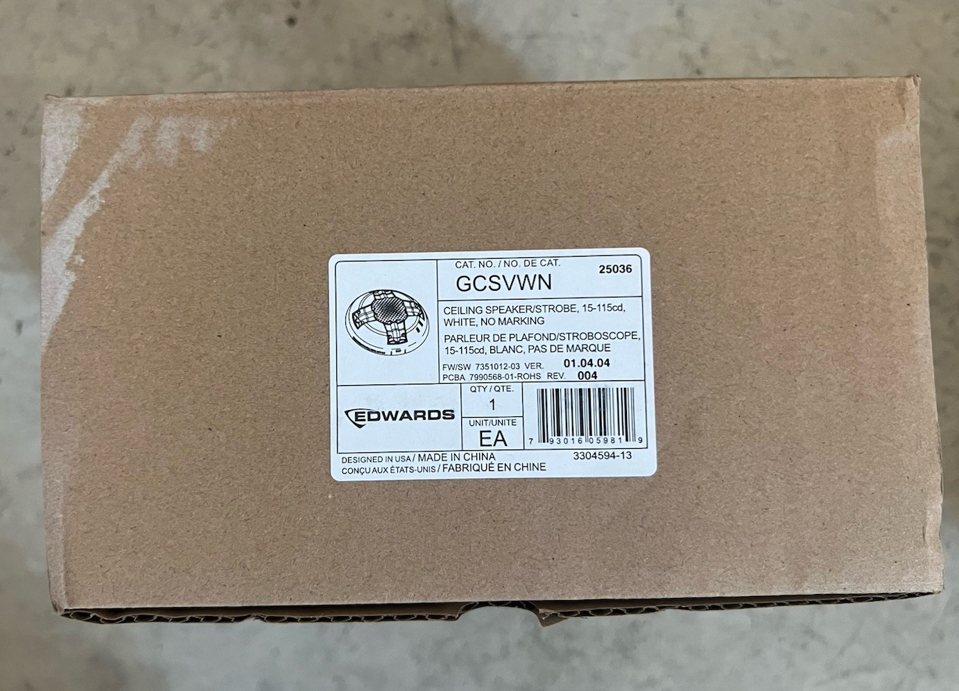Edwards GCSVWN - Same Day Shipping (SEALED)