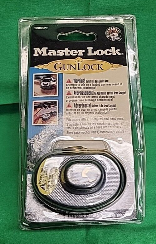 Master Lock 90DSPT Keyed Gun Trigger Lock, 1 Pack Gun Lock With 2 Keys NEW