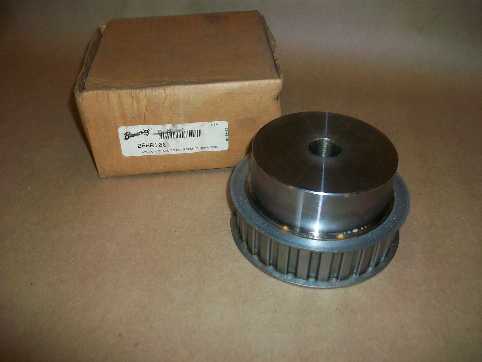 Browning 26HB100 Timing Pulley 1/2" Pitch 1" Belt Width 26-Tooth NEW IN BOX