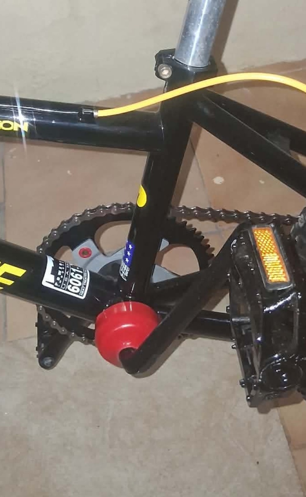 Bmx Black Bottom Bracket Dust Cup Odi Mushroom Style