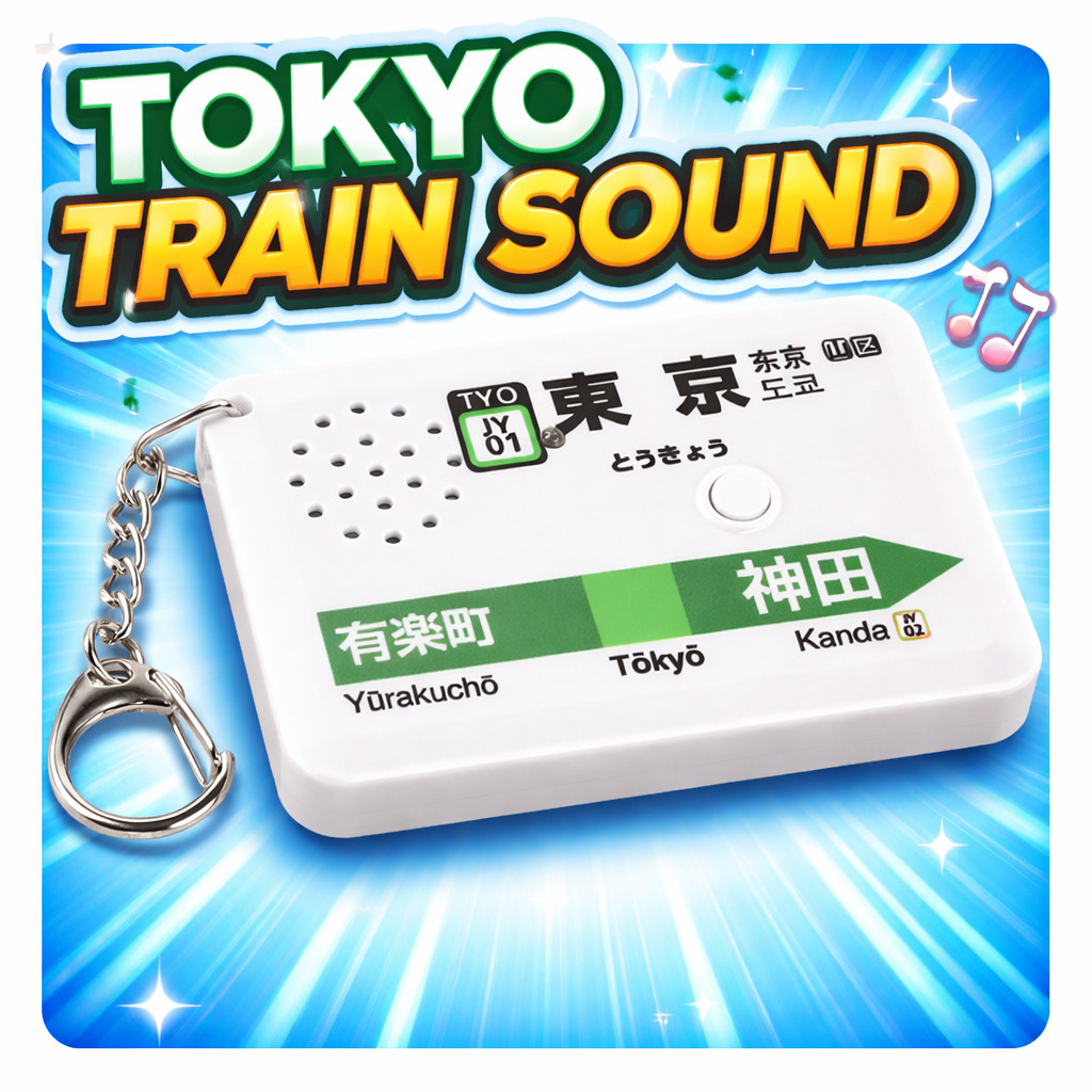 Tokyo Station Melody Keychain Departure Train Sound Yamanote Line SH-3 New