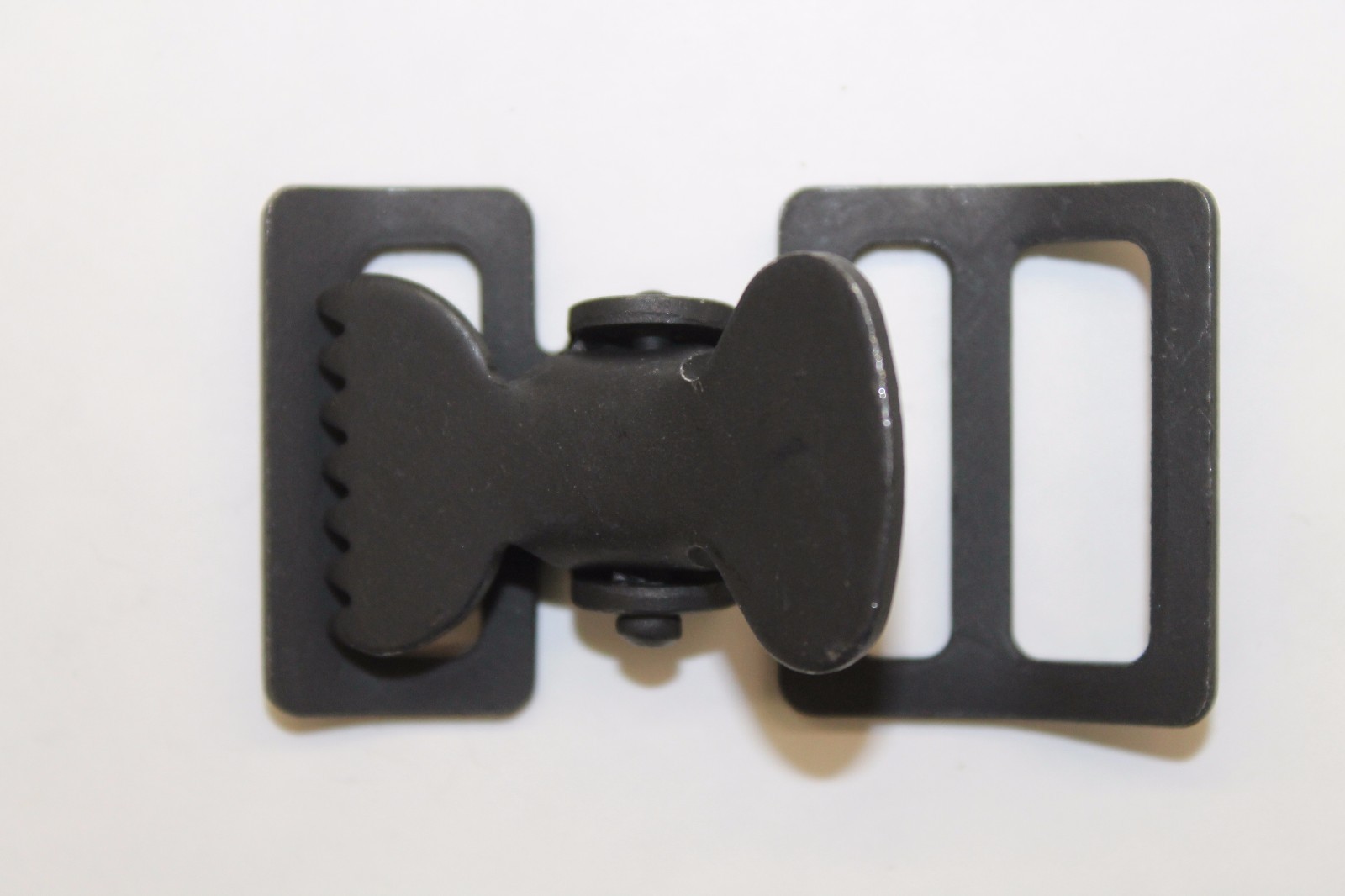 Military Web Strap T Buckle, Spring Loaded, 1" , Mil-Spec, Black. Lot of 12