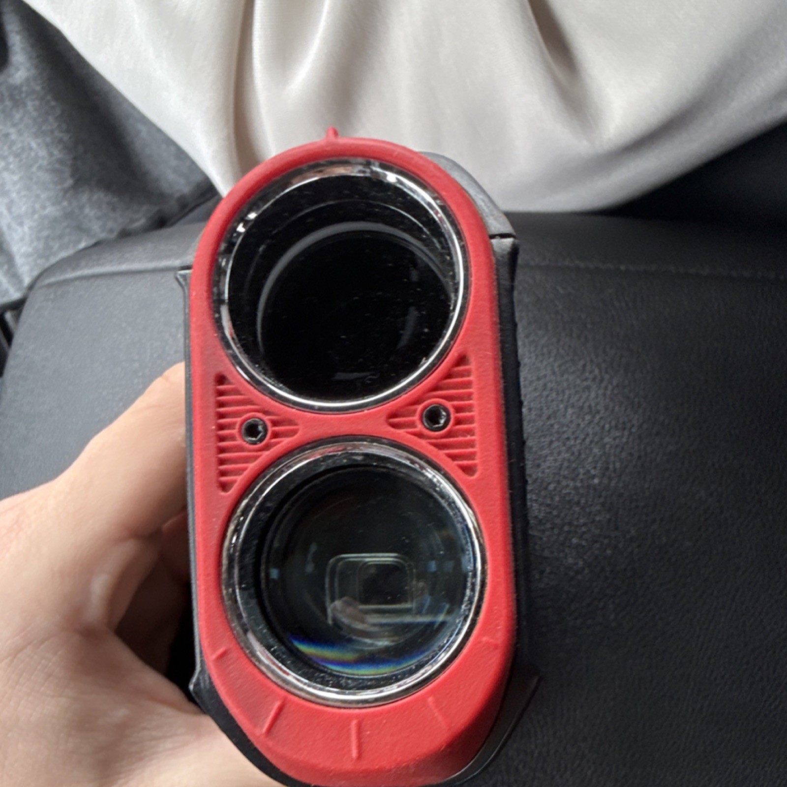 Bushnell Tour V5 Shift Golf Rangefinder Magnetic Grip Y/M Button Black Red