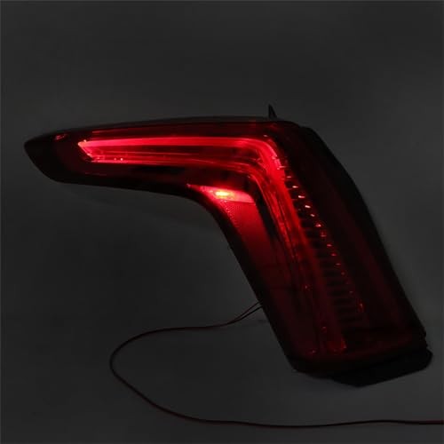 Driver Side Tail Light Replacement for XT5 2017-2021 Red Lens Rear Tail Light