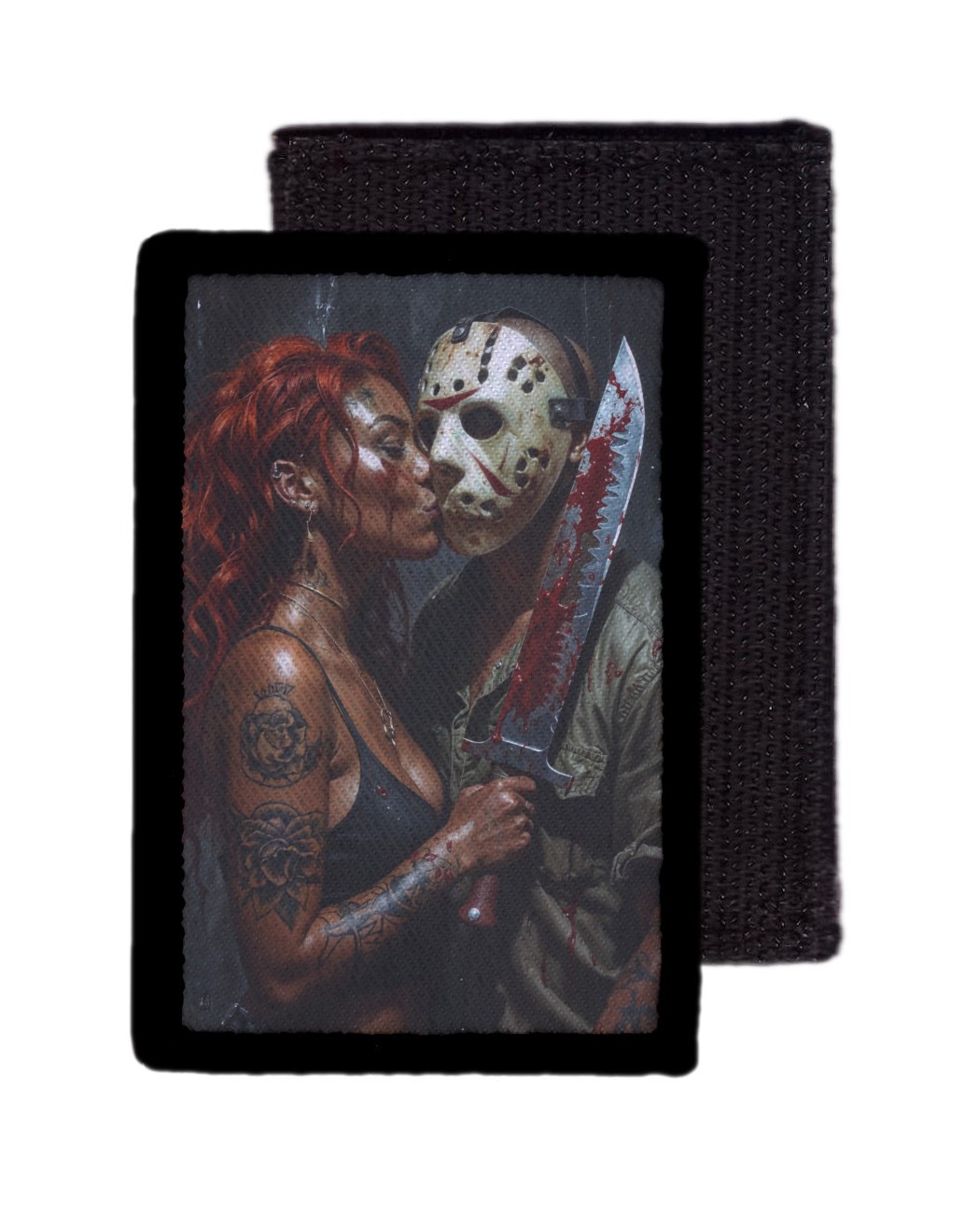 Killer Kiss Jason Machete Horror Patch Morale Army Hook [sub]