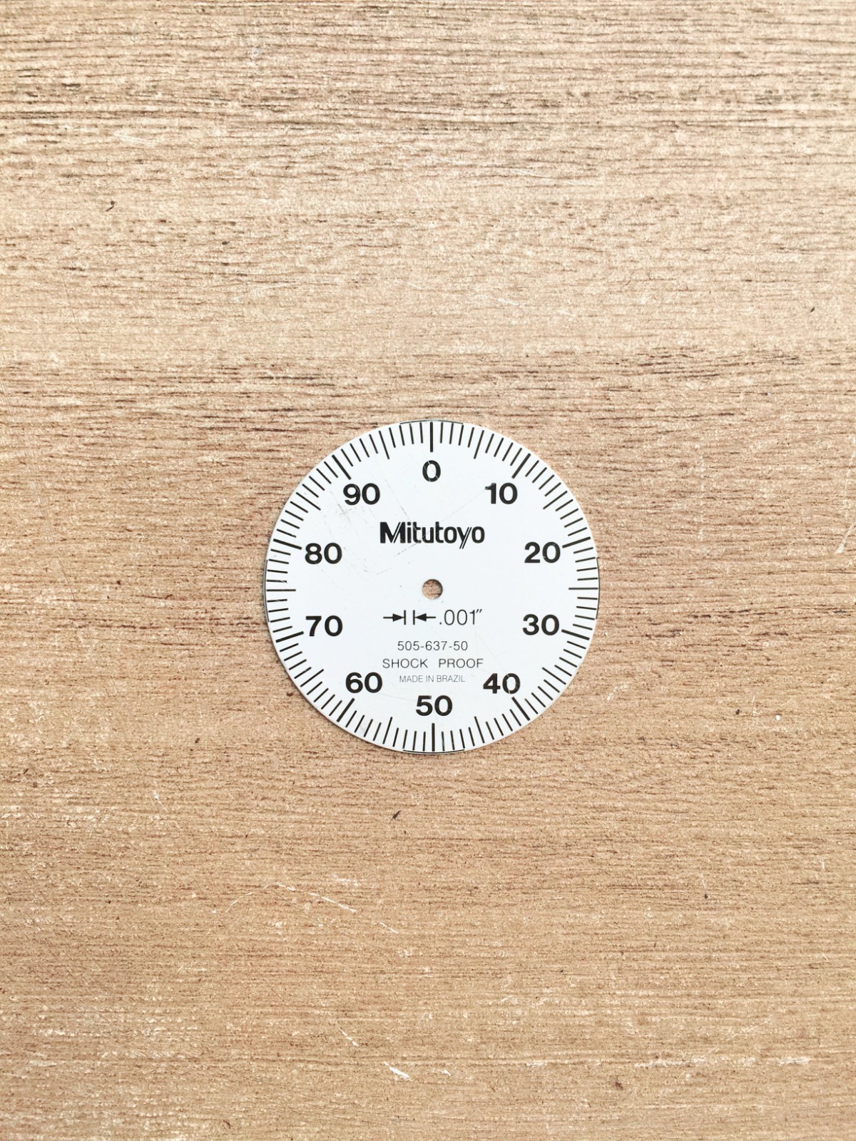 Mitutoyo Dial Caliper Replacement Dial Only Model 505-637