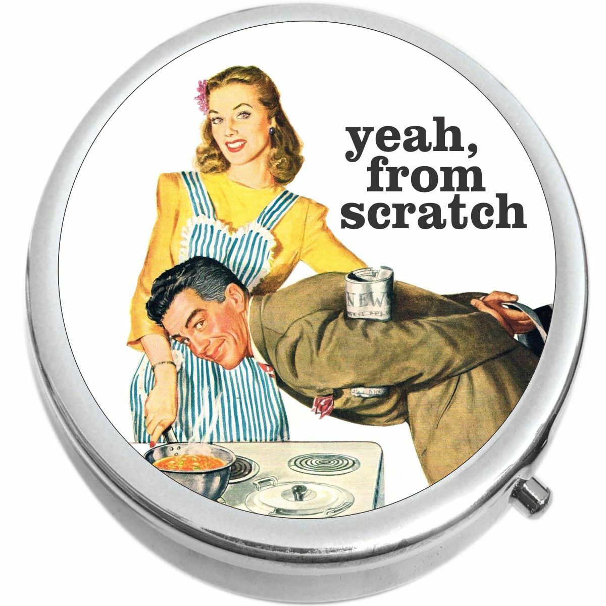 Yeah from Scratch  Medicine Vitamin Pill Box